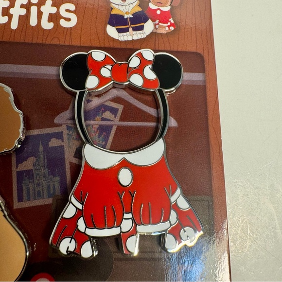 NWT. Disney Pets Outfits Lady Pin Set with Sorcerer Mickey Mouse - Picture 5 of 10